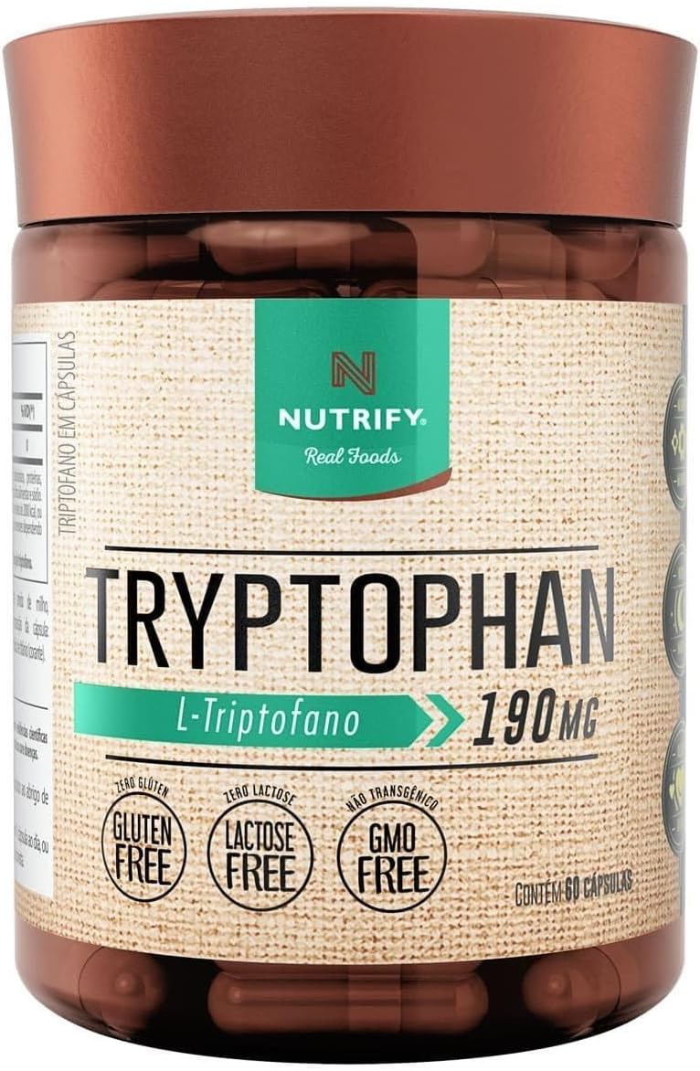 L-triptofano Tryptophan 190mg 60caps