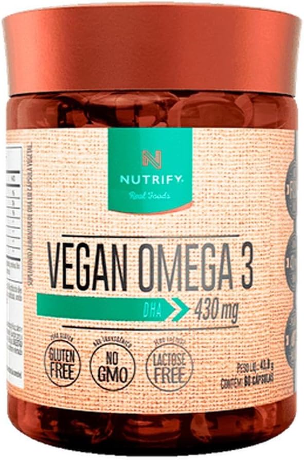 Ômega 3 Vegan DHA Nutrify 60 cápsulas