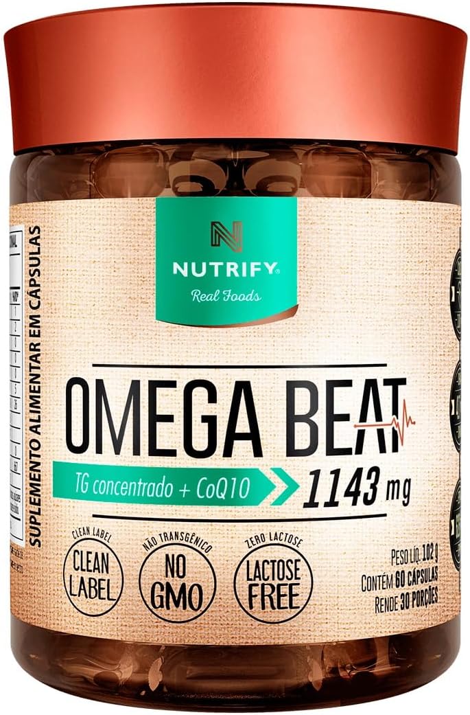 Ômega Beat TG Concentrado + Coq10  60 Cápsulas