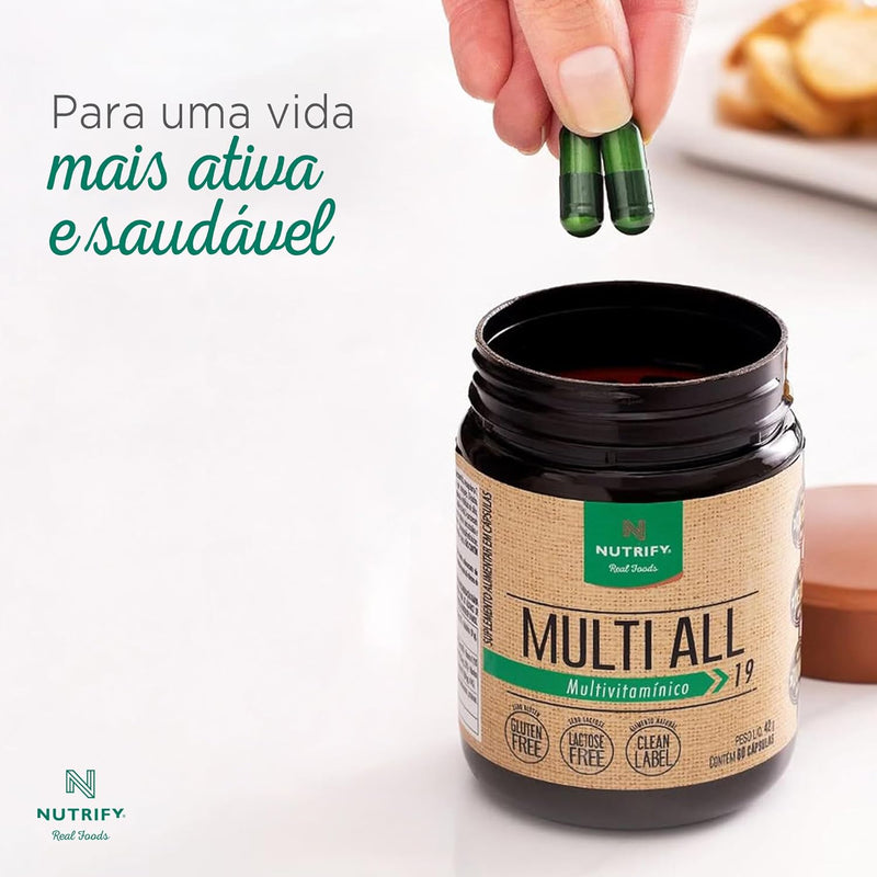 Multivitamínico Multi All 60 Cápsulas -Nutrify