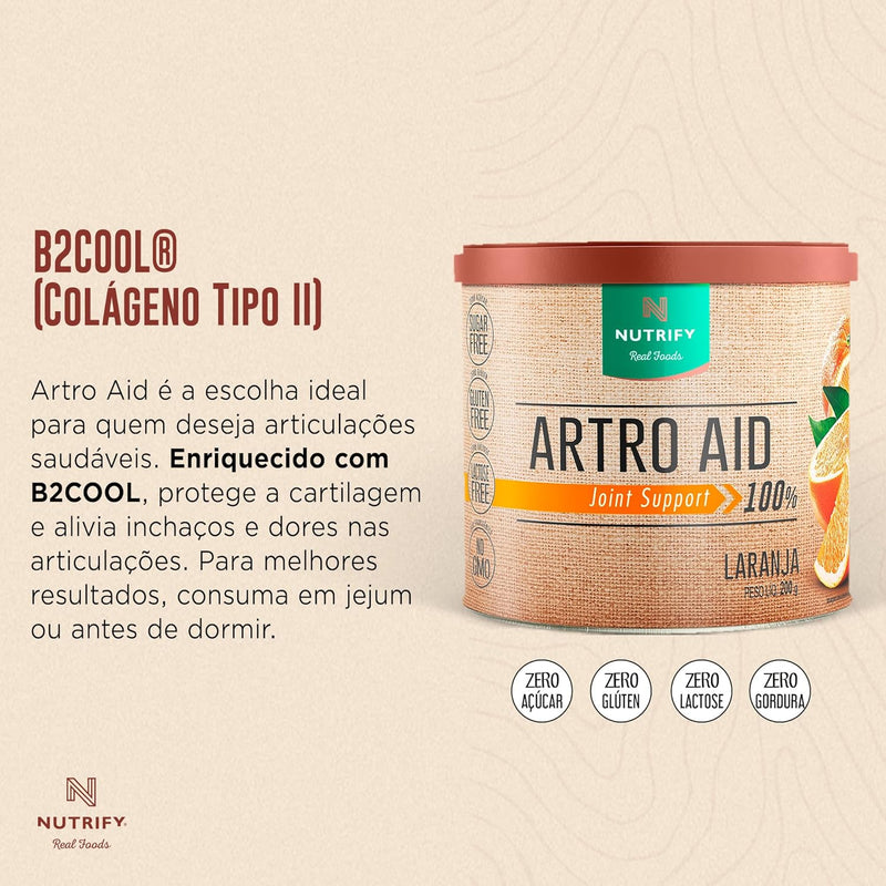 Artro Aid - 200g - Laranja- Nutrify