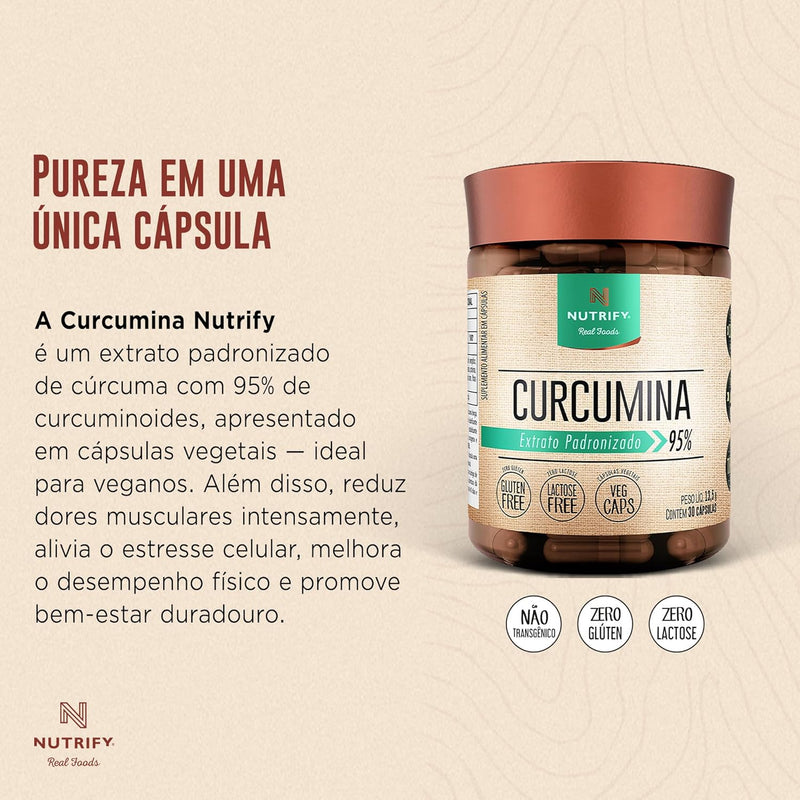 Curcumina 30 Cápsulas -nutrify