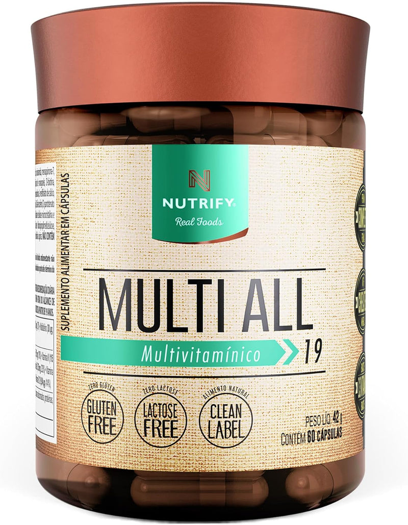 Multivitamínico Multi All 60 Cápsulas -Nutrify