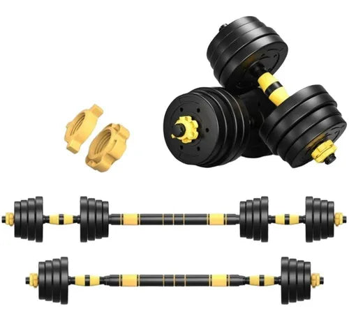 Kit Halteres Ajustáveis 3 Em 1  Até 20kg