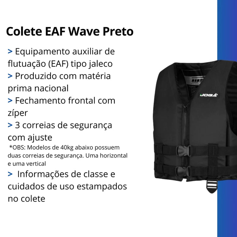 Colete Auxiliar de Flutuação Wave
