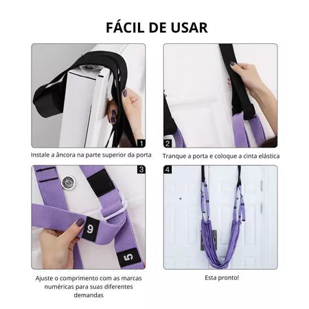 Cinto de Yoga Aérea Elástica